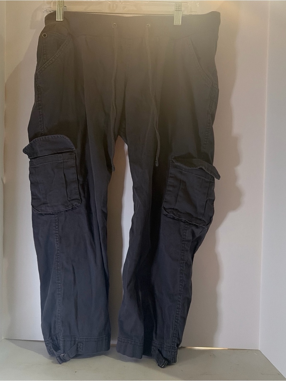 Liz Lange Black Cargo Utility Pants